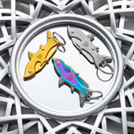 Load image into Gallery viewer, Mini Folding EDC Knife Keychain – Utility Pocket Fish Knife