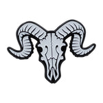 Load image into Gallery viewer, Ram Skull Pin - Occult / Baphomet Enamel Pin