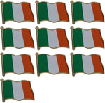 Load image into Gallery viewer, Ireland Flag Enamel Pin For Patriotic & Ceremonial Souvenir