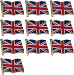 Load image into Gallery viewer, United Kingdom Flag Enamel Pin For Patriotic & Ceremonial Souvenir