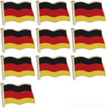 Load image into Gallery viewer, Germany Flag Enamel Pin For Patriotic & Ceremonial Souvenir