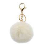 Load image into Gallery viewer, Cute Faux Fur Fluffy Fuzzy Pom Pom Keychain