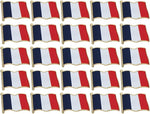 Load image into Gallery viewer, France Flag Enamel Pin For Patriotic & Ceremonial Souvenir