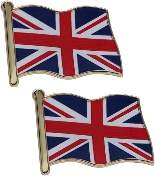 United Kingdom Flag Enamel Pin For Patriotic & Ceremonial Souvenir