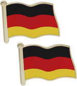 Load image into Gallery viewer, Germany Flag Enamel Pin For Patriotic & Ceremonial Souvenir
