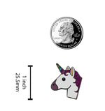 Load image into Gallery viewer, Unicorn Emoji Pin – Enamel Pin For Your Life