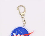 Load image into Gallery viewer, NASA Logo Keychain - Astronaut / Outer Space Acrylic Keychain