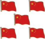 Load image into Gallery viewer, China Flag Enamel Pin For Patriotic & Ceremonial Souvenir