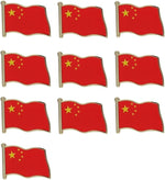 Load image into Gallery viewer, China Flag Enamel Pin For Patriotic & Ceremonial Souvenir