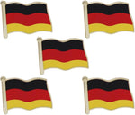 Load image into Gallery viewer, Germany Flag Enamel Pin For Patriotic & Ceremonial Souvenir