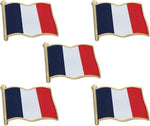 Load image into Gallery viewer, France Flag Enamel Pin For Patriotic & Ceremonial Souvenir