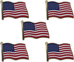 Load image into Gallery viewer, American Flag Enamel Pin For Patriotic & Ceremonial Souvenir