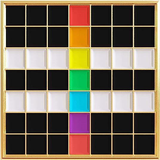 Straight Ally Pride Pin - LGBT Pride . Pride Flag Enamel Pin