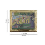 Load image into Gallery viewer, A Sunday Afternoon on La Grande Jatte by Georges Seurat Art Frame Pin - Museum Souvenir Fine Art Lapel Pin