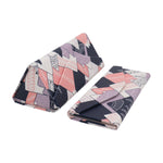 Load image into Gallery viewer, Abstract Mountain Foldable Eyeglass Case – Modern Landscape Vegan Leather Folding Hard Shell Case