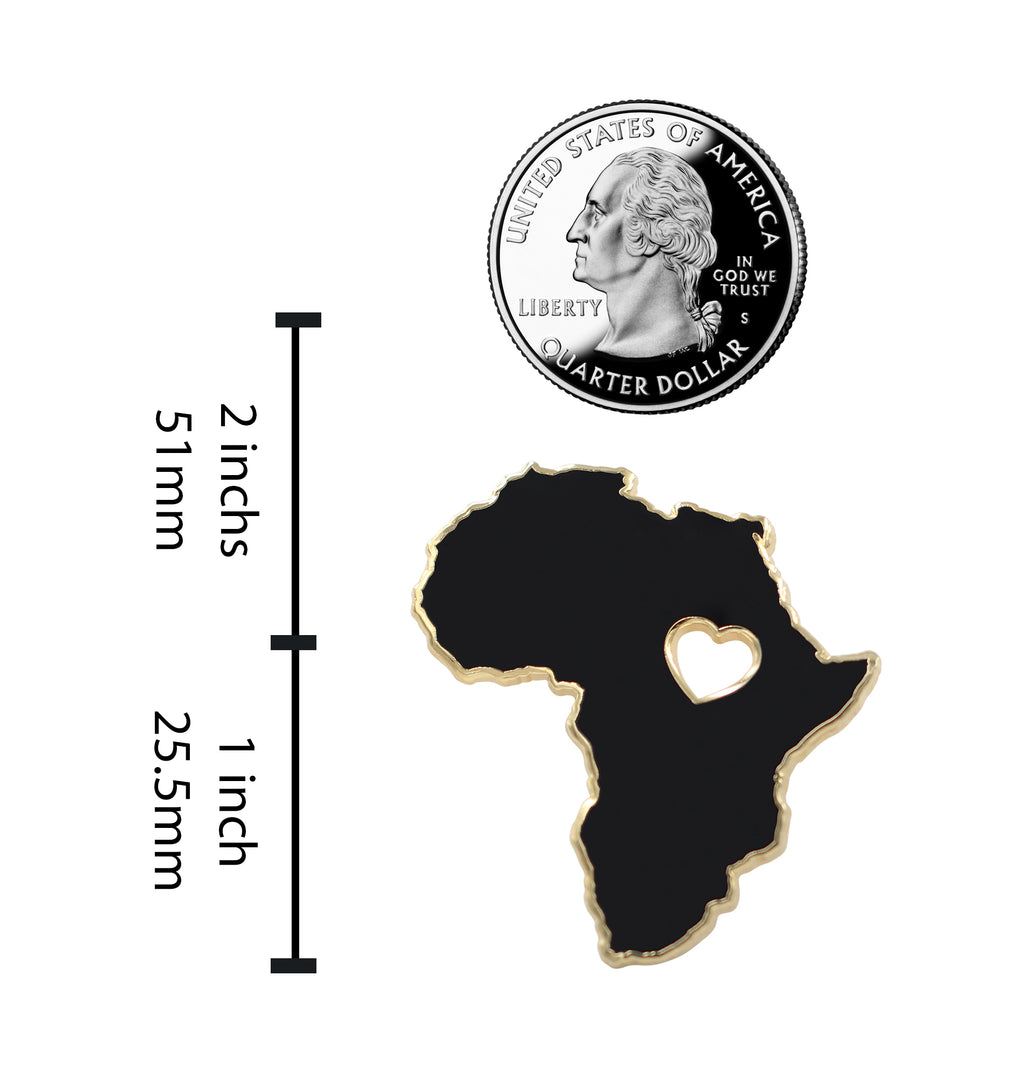 Heart of Africa Pin – Black Lives Matter - Black Panther Enamel Pin