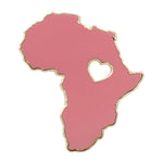 Load image into Gallery viewer, Heart of Africa Pin – Black Lives Matter - Black Panther Enamel Pin