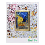 Load image into Gallery viewer, Café Terrace at Night By Van Gogh Art Frame Pin - Museum Souvenir Fine Art Lapel Pin