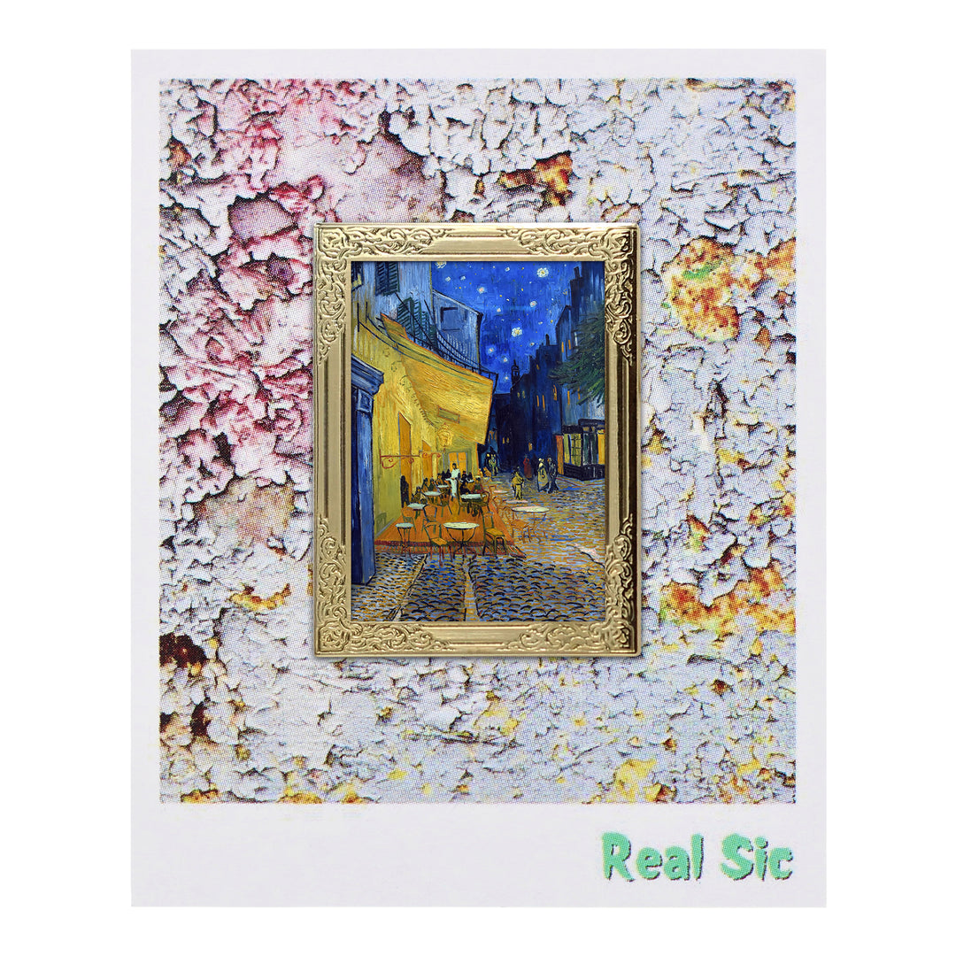 Café Terrace at Night By Van Gogh Art Frame Pin - Museum Souvenir Fine Art Lapel Pin