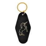 Load image into Gallery viewer, REAL SIC - Vintage Unicorn Key chain - Route 66 / Hotel Key
