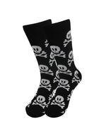 Load image into Gallery viewer, Skull and Crossbones Socks - Comfy Cotton for Men &amp; Women
