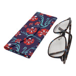 Load image into Gallery viewer, Carnation Glasses Case - Vegan Leather Flower Eyewear Folding Hard Shell Case