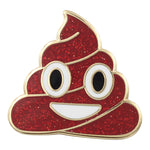 Load image into Gallery viewer, Poop Emoji Pin Series - Poop Enamel Pin Series in 5 Different Colors