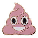 Load image into Gallery viewer, Poop Emoji Pin Series - Poop Enamel Pin Series in 5 Different Colors