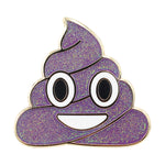 Load image into Gallery viewer, Poop Emoji Pin Series - Poop Enamel Pin Series in 5 Different Colors