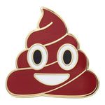 Load image into Gallery viewer, Poop Emoji Pin Series - Poop Enamel Pin Series in 5 Different Colors