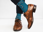 Load image into Gallery viewer, Skeletons (Blue) Socks - Comfy Cotton for Men & Women