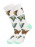Load image into Gallery viewer, Butterflies Socks - Comfy Cotton for Women