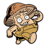 Load image into Gallery viewer, Mushroom Guy Enamel Pin - Funny, Trippy Shroom Dude Pin