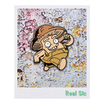 Load image into Gallery viewer, Mushroom Guy Enamel Pin - Funny, Trippy Shroom Dude Pin