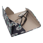 Load image into Gallery viewer, Chamomile Glasses Case - Vegan Leather Flower Eyewear Folding Hard Shell Case