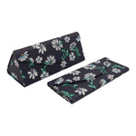 Load image into Gallery viewer, Chamomile Glasses Case - Vegan Leather Flower Eyewear Folding Hard Shell Case