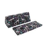 Load image into Gallery viewer, Dinosaur Fossils Print Glasses Case - Vegan Leather Magic Folding Hard Case