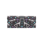 Load image into Gallery viewer, Dinosaur Fossils Print Glasses Case - Vegan Leather Magic Folding Hard Case
