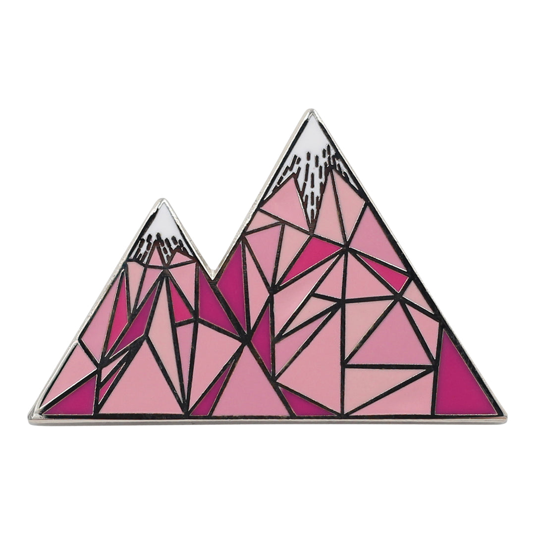 Geometric Mountain – Colorado / Mountain Life Enamel Pin
