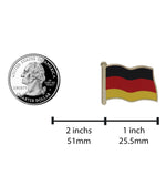 Load image into Gallery viewer, Germany Flag Enamel Pin For Patriotic & Ceremonial Souvenir