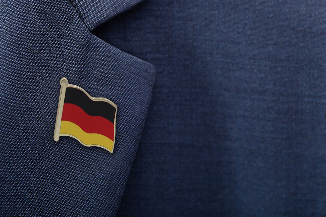Germany Flag Enamel Pin For Patriotic & Ceremonial Souvenir