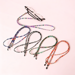 Load image into Gallery viewer, Glasses Holder Strap – Ethnic Fabric Eyeglass Lanyard Necklace