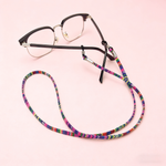 Load image into Gallery viewer, Glasses Holder Strap – Ethnic Fabric Eyeglass Lanyard Necklace