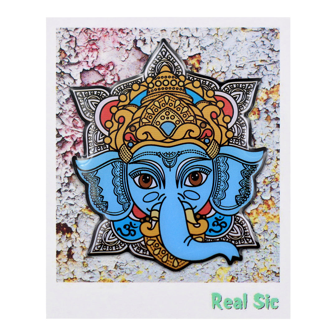 Ganesh Enamel Pin -  Hindu Elephant Lapel Pin Lucky Ganesh Chaturthi Icon For Jackets And Hats