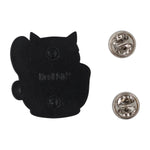 Load image into Gallery viewer, Teacup Cat  - Cute Sleepy Orange Cat Enamel Pin