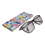 Load image into Gallery viewer, Jungle Sloth Print Glasses Case - Vegan Leather Magic Folding Hardcase
