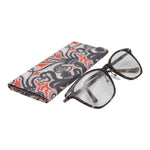 Load image into Gallery viewer, Octopus Print Glasses Case - Vegan Leather Magic Folding Hardcase