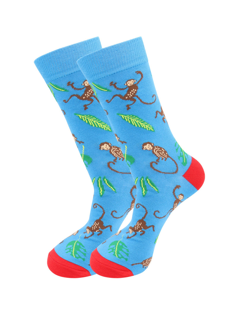 Monkey Socks - Comfy-Cotton- for-Me-Women 
