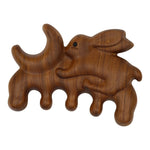 Load image into Gallery viewer, Sandalwood Massage Comb - Bunny and Moon