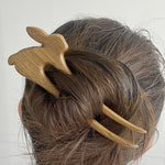 Load image into Gallery viewer, Bunny Rabbit - Wood Hair Fork - Japanese Hair Accessory